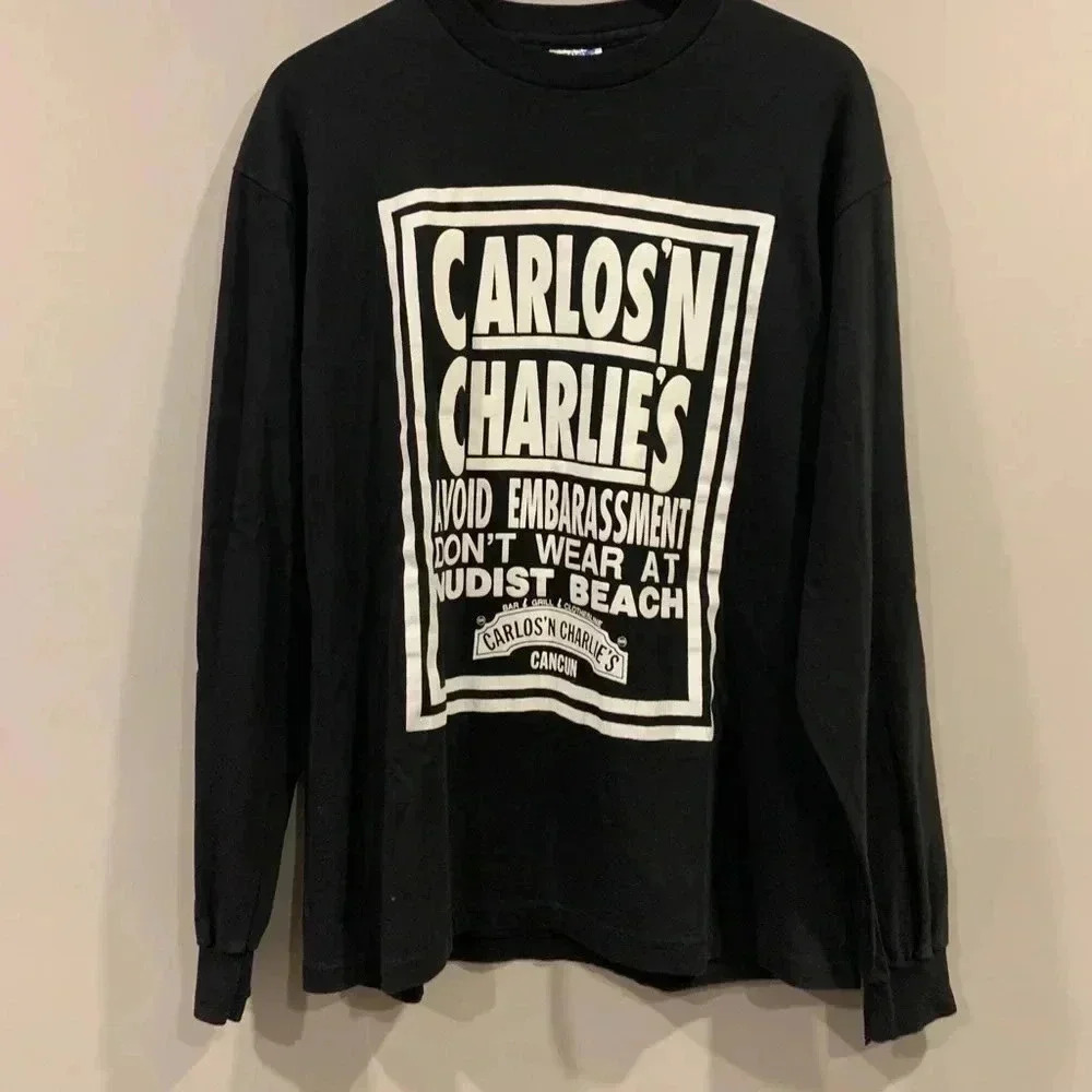 VTG Carlos’n Charlie’s  Bar Shirt Single Stitch